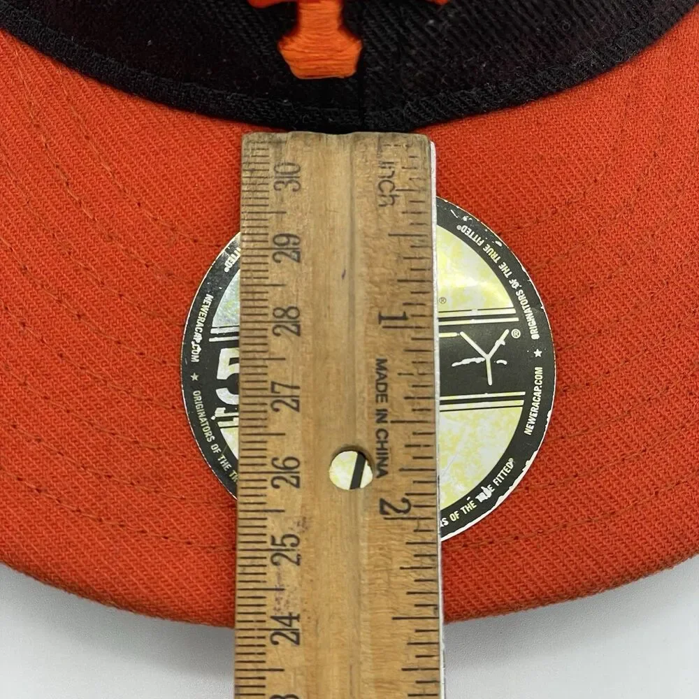 Vintage San Francisco Giants Hat New Era Cap 7 3/8 USA 2000s Y2K Era 2 Tone MLB